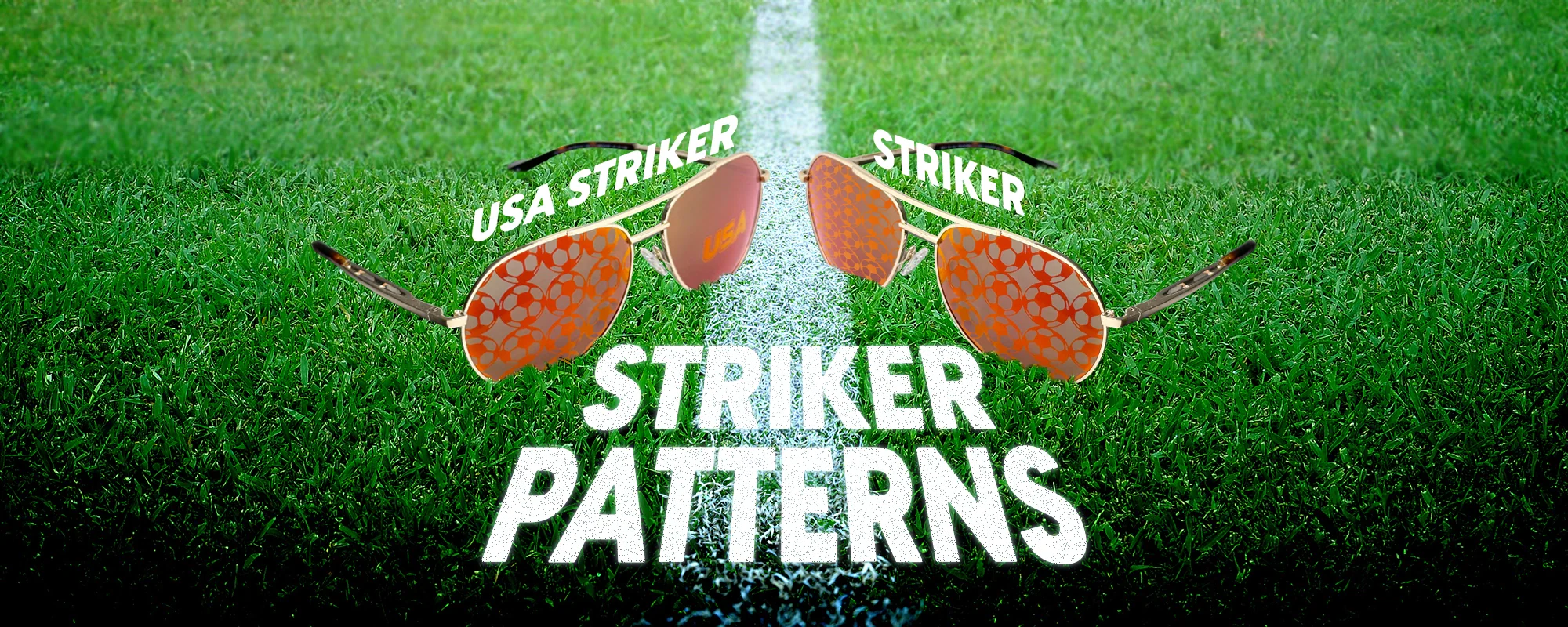 Soccer Patterned Sunglasses