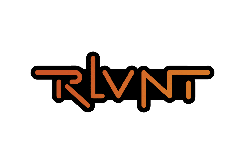 Carpet Decal - RLVNT Script Logo - orange image