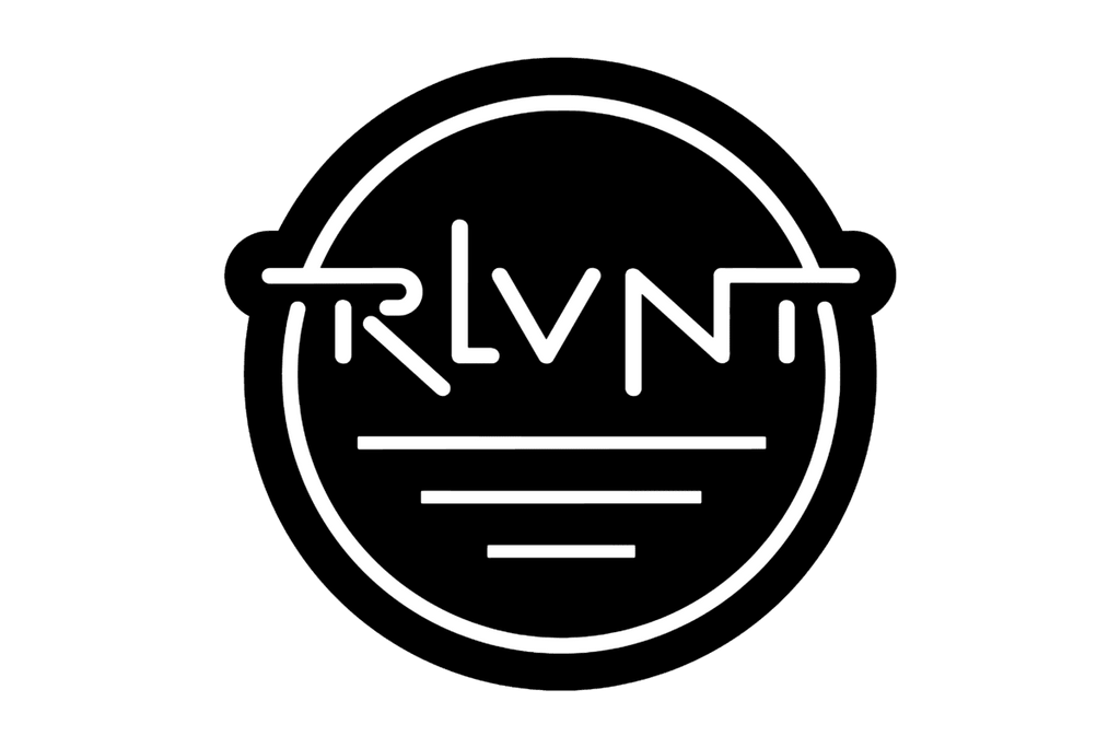 Carpet Decal - RLVNT Circle Logo - white image
