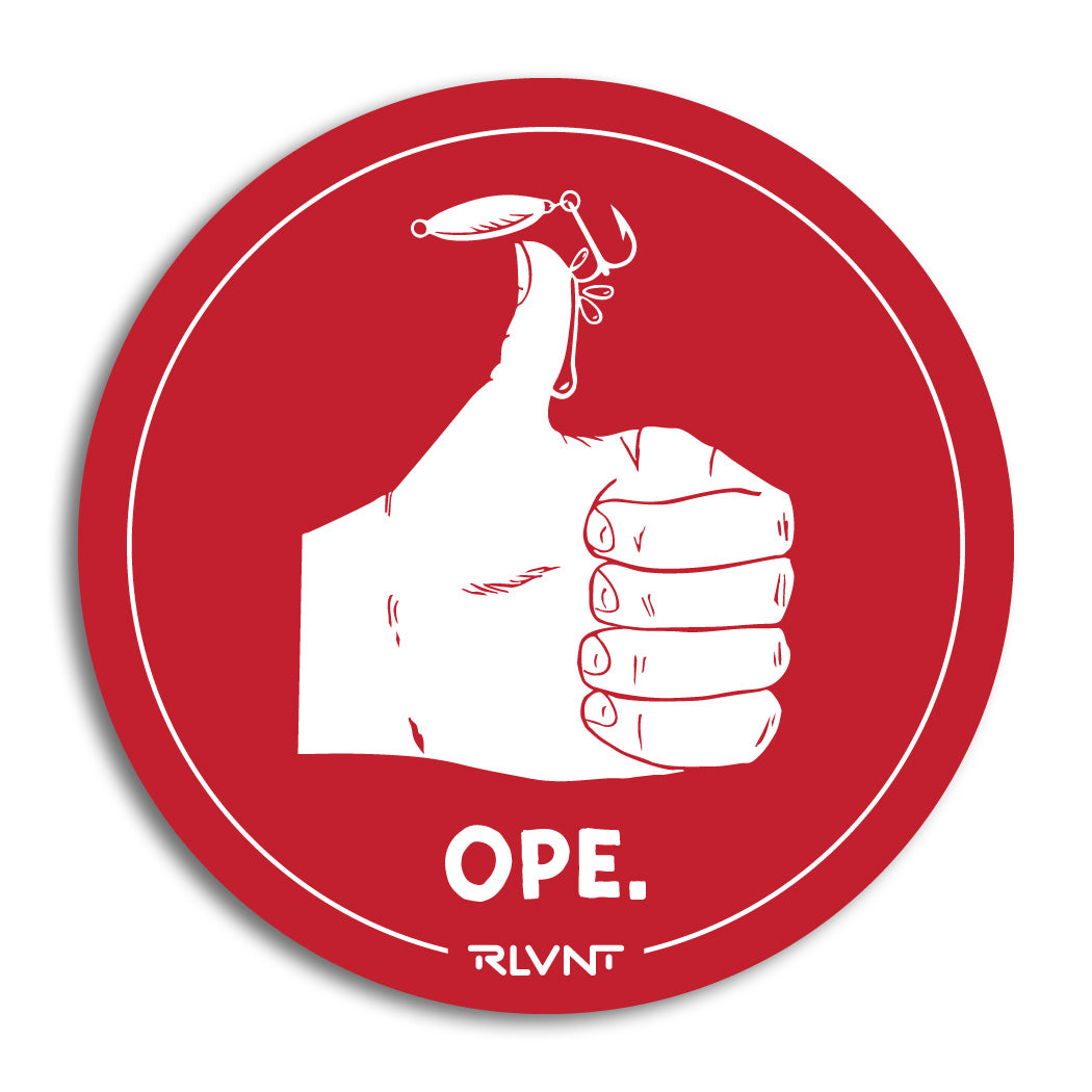 OPE 3" Circle Sticker