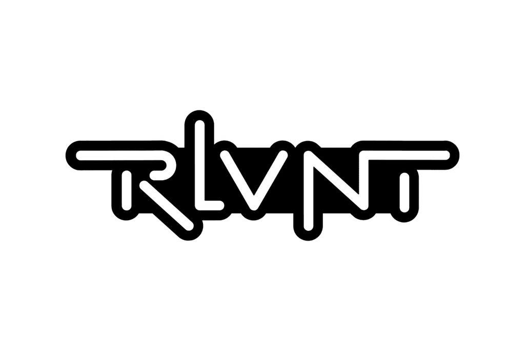 Carpet Decal - RLVNT Script Logo - white image