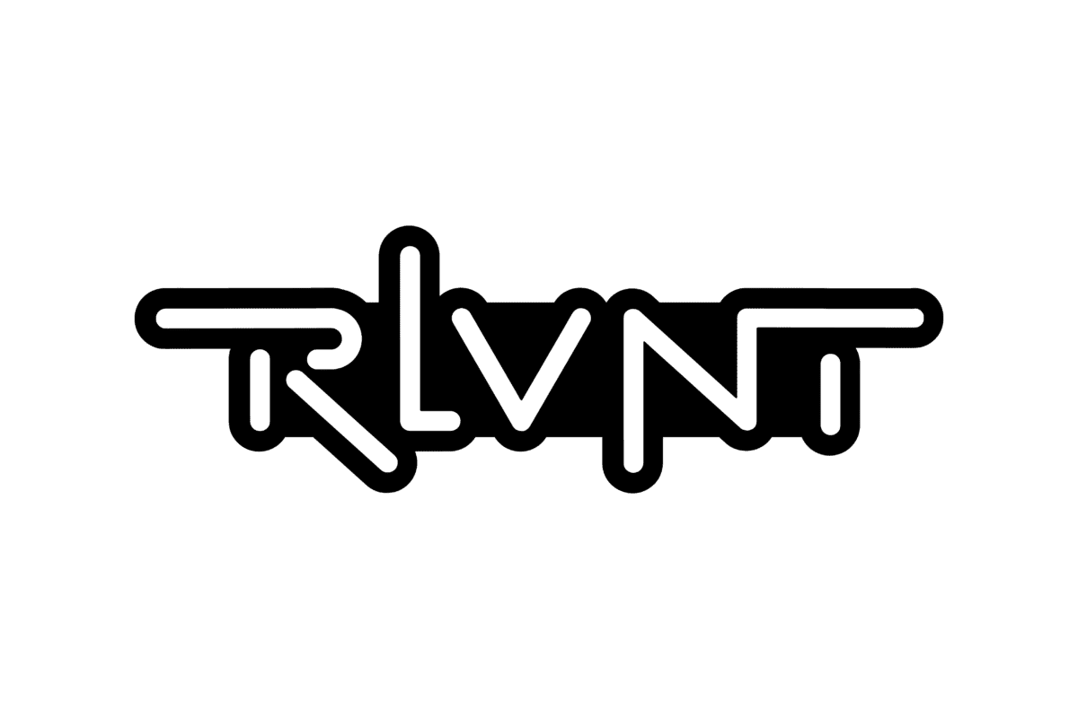 Carpet Decal - RLVNT Script Logo - white image